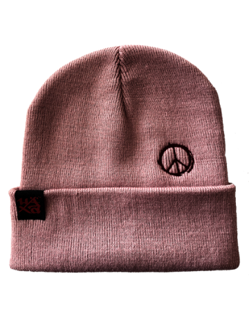 Beanie Peace Rosa Burgundy