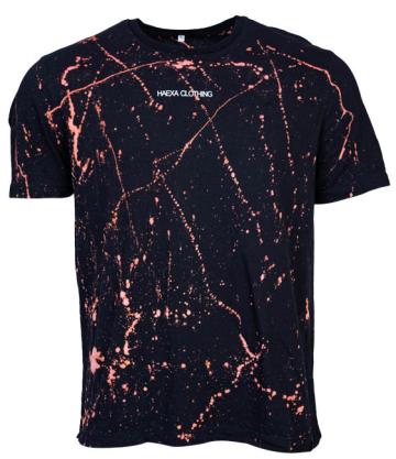 Tee 420 Palms Paint black Backprint