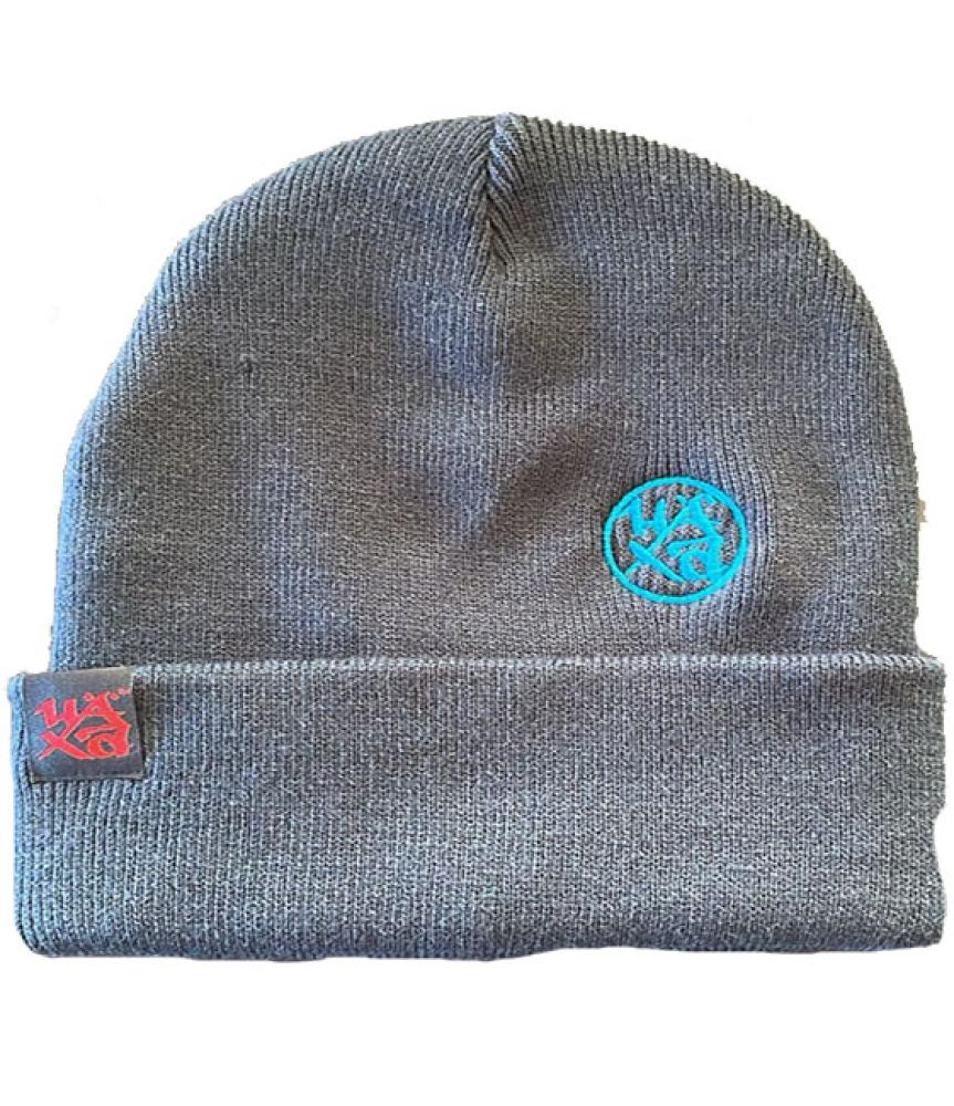 Beanie Logo Darkgrey Mint