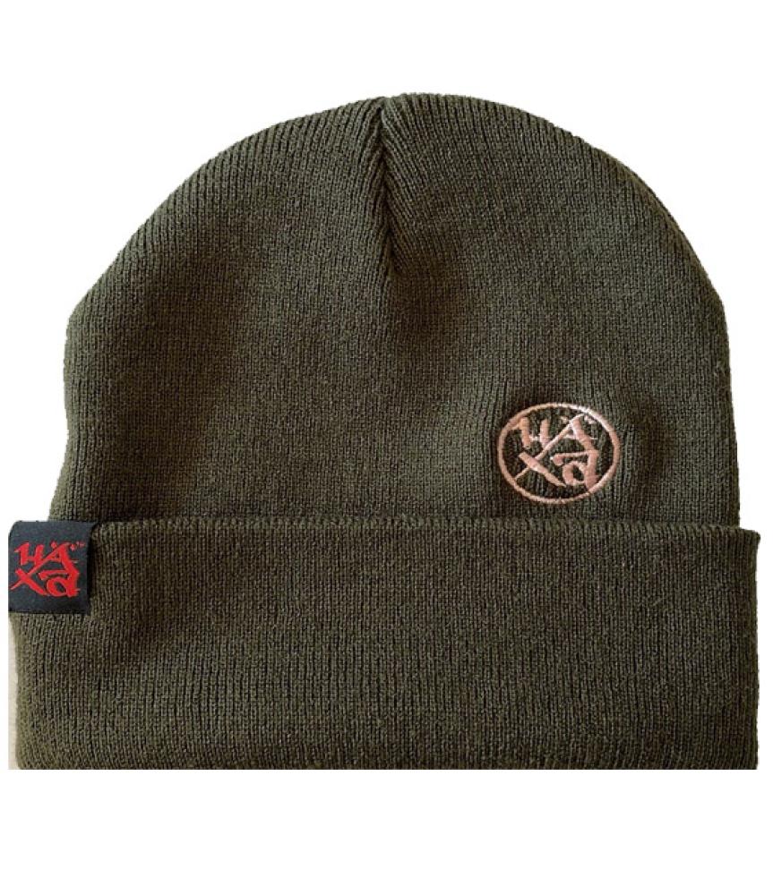 Beanie Logo Olive Rose