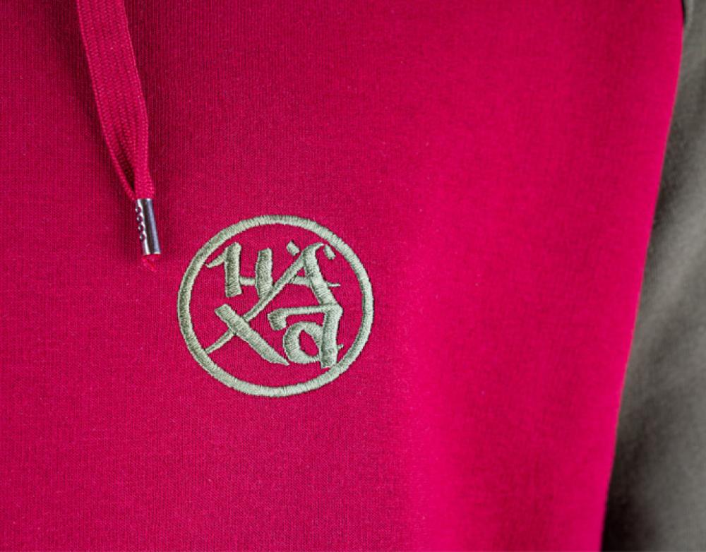 Hoody Retrospective burgundy