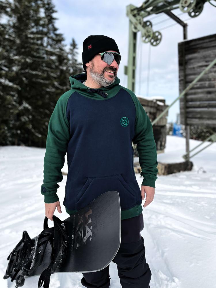 Hoody Retrospective green